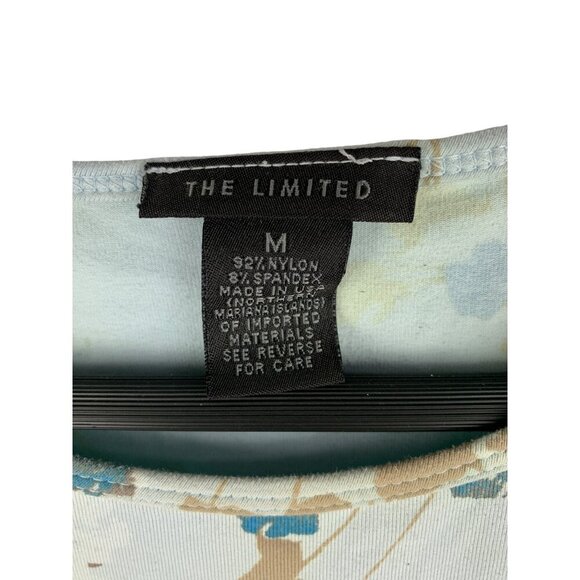 The Limited Womens Floral Sleeveless Top M Nylon Spandex - Picture 4 of 4